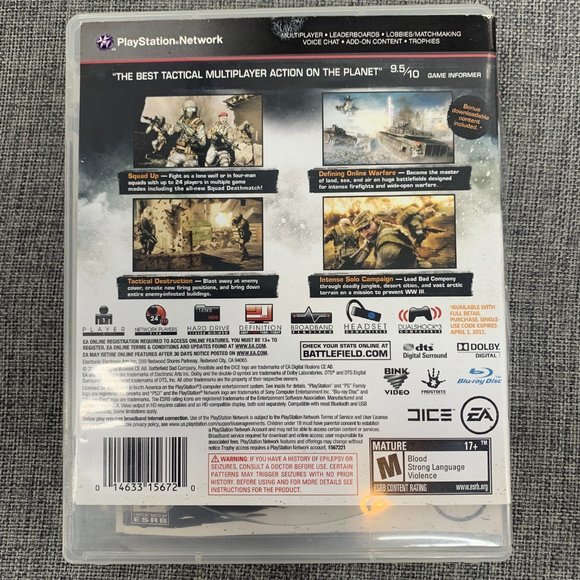 Playstation 3 Battlefield Bad Company 2 complete - Picture 3 of 8